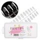 AlleLac Flexi Tips Oval - Удължители за нокти овал 240бр.